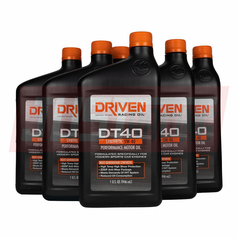 Driven DT40 Synthetic Street Performance 5W-40 Oil 6 Quarts