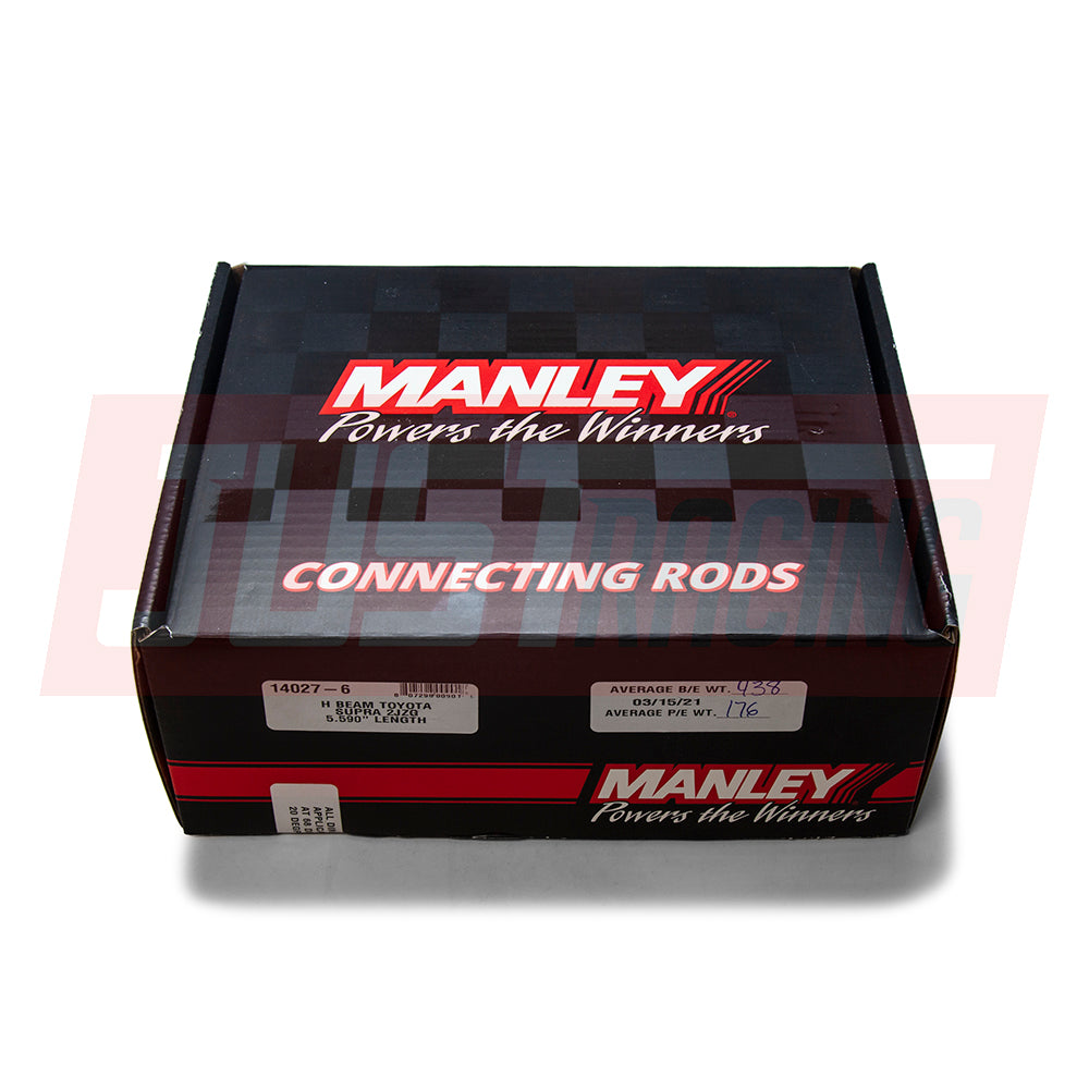 Manley H-Beam Connecting Rod Set with ARP 2000 Toyota 2JZ 14027-6