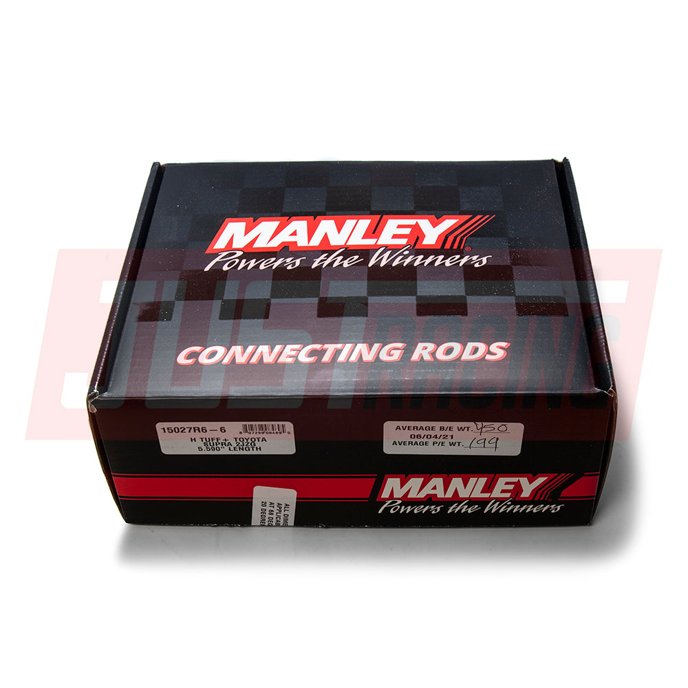 Manley H-Tuff Plus Connecting Rod Set with ARP 625+ Toyota 2JZ 15027R6-6