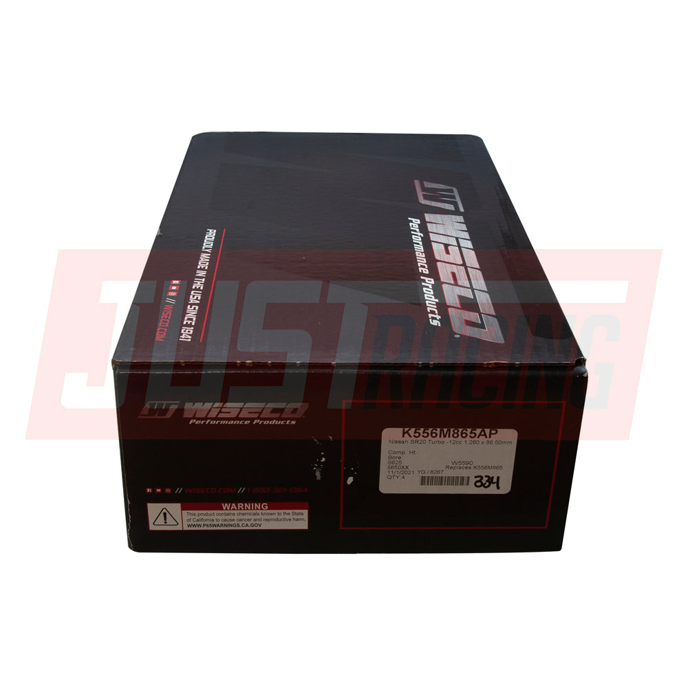 Wiseco Forged Pistons 86.5mm 9.0:1 Nissan SR20DET K556M865AP