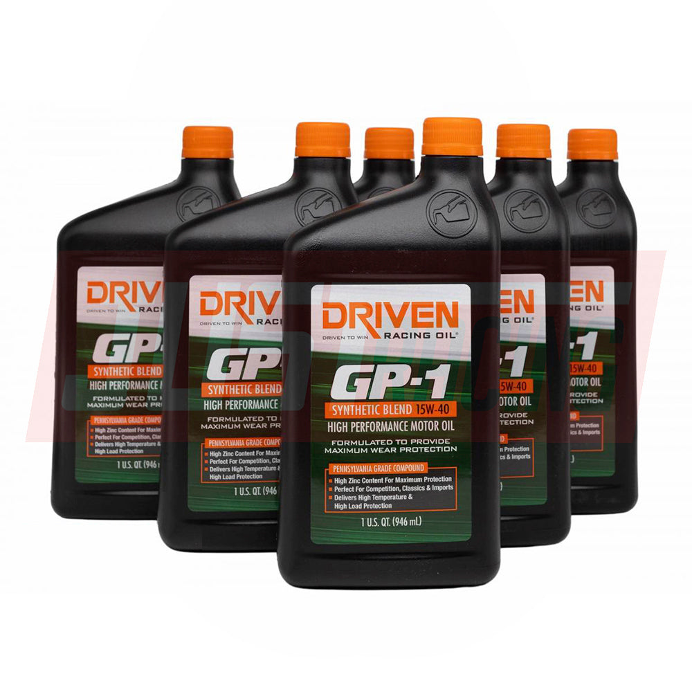 Driven GP-1 Racing Synthetic Blend 15W-40 Oil 6 Quarts