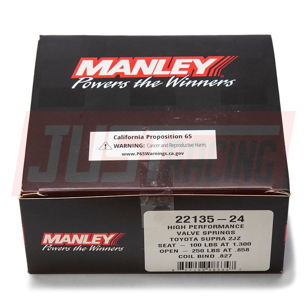 Manley Pro Series Single Conical Ovate Wire Valve Springs Toyota 1JZ 22135-24