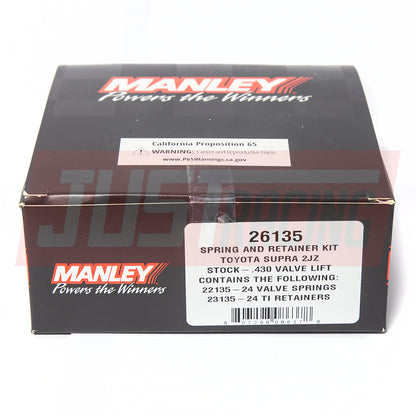 Manley Pro Series Valve Spring and Titanium Retainer Kit Toyota 1JZ 26135