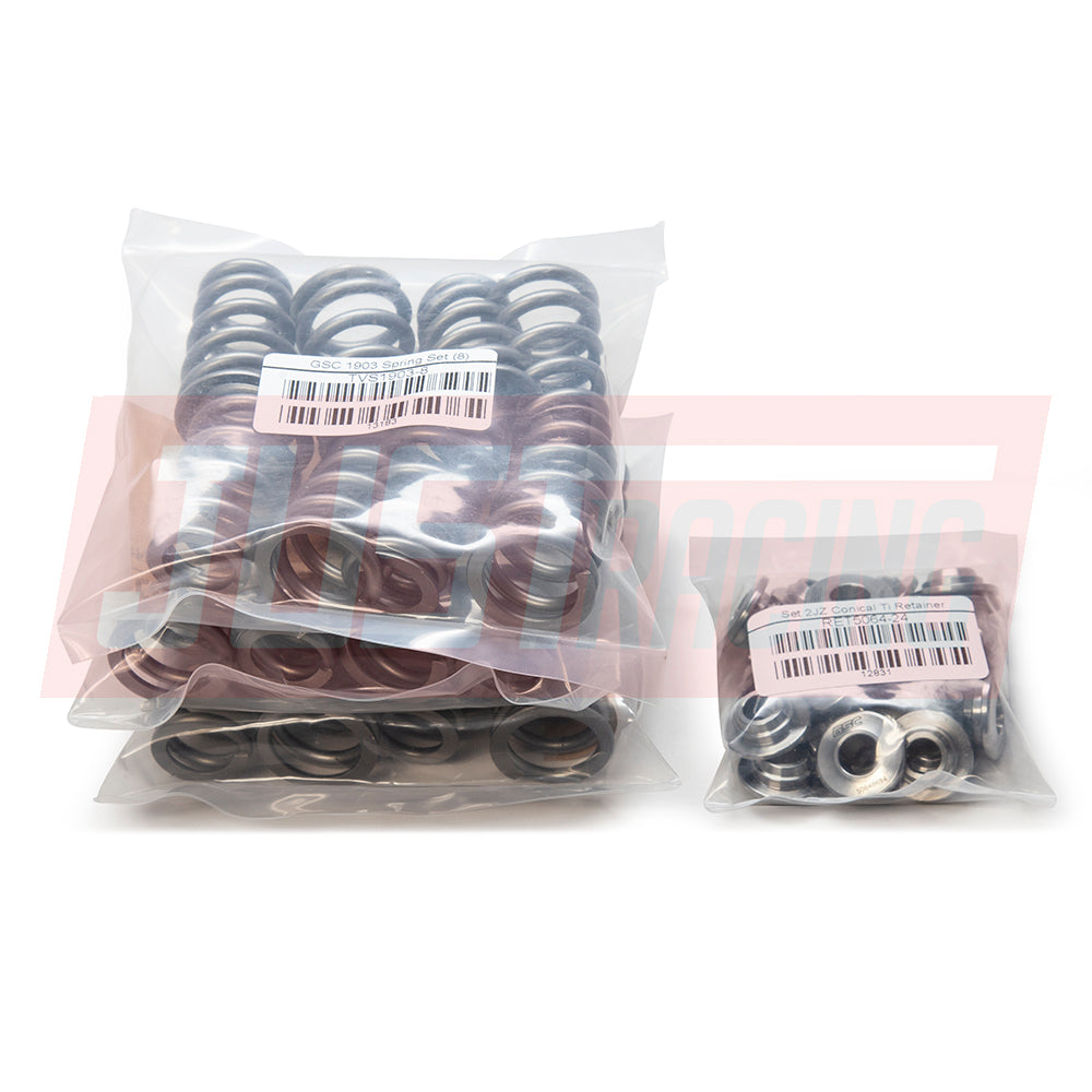 GSC Power-Division Conical Valve Springs & Ti Retainer Kit Toyota 2JZ GSC5064
